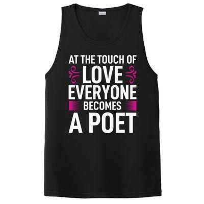 At The Touch Of Love Everyone Becomes A Poet PosiCharge Competitor Tank