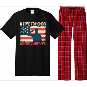 A Time To Honor American Hereos Memorial Day Cute Gift Pajama Set