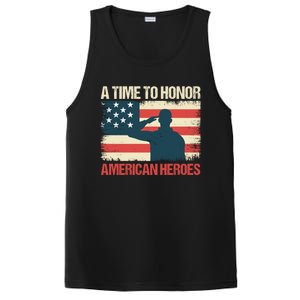 A Time To Honor American Hereos Memorial Day Cute Gift PosiCharge Competitor Tank