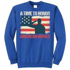 A Time To Honor American Hereos Memorial Day Cute Gift Sweatshirt