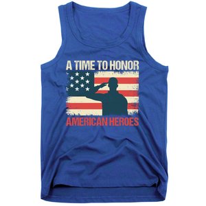 A Time To Honor American Hereos Memorial Day Cute Gift Tank Top