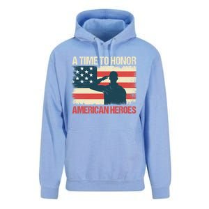 A Time To Honor American Hereos Memorial Day Cute Gift Unisex Surf Hoodie