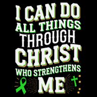 All Things Through Christ Spinal Cord Injury Awareness Apron