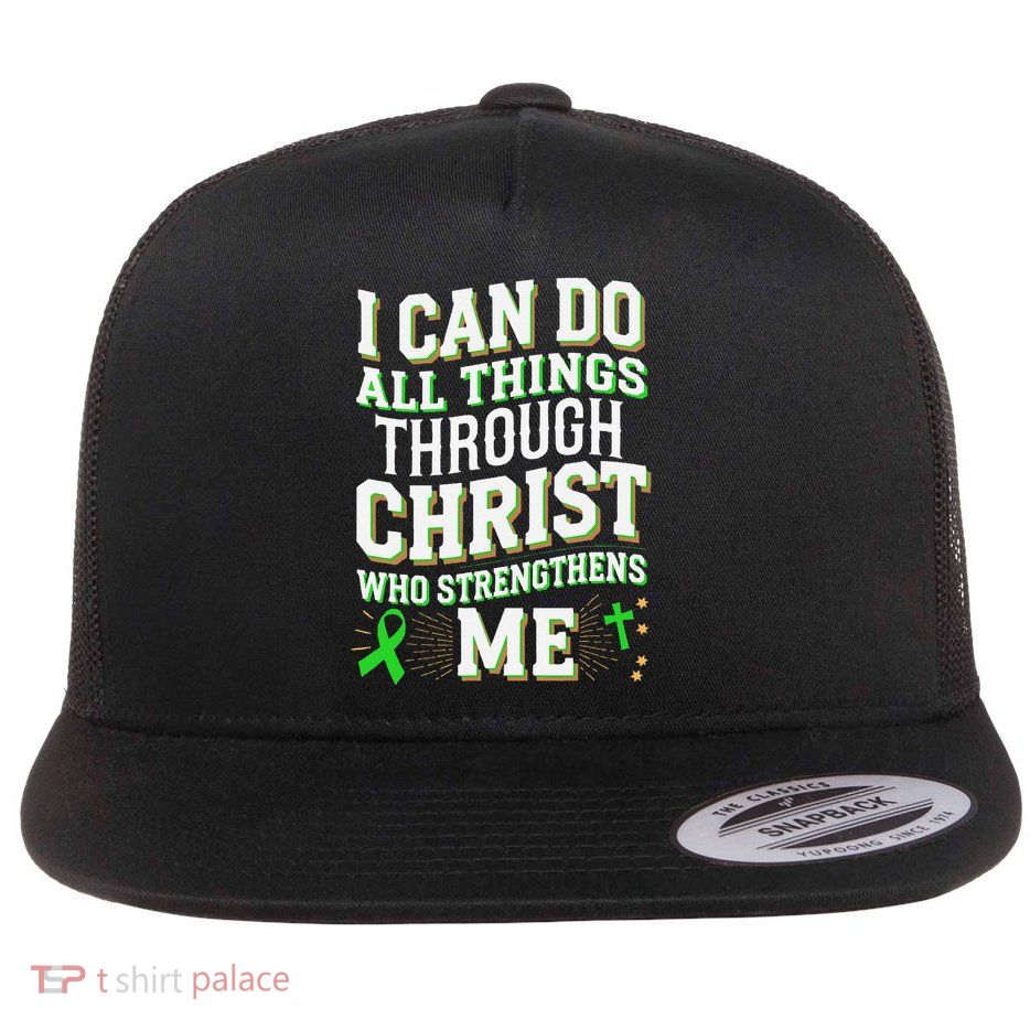 All Things Through Christ Spinal Cord Injury Awareness Flatbill Hat