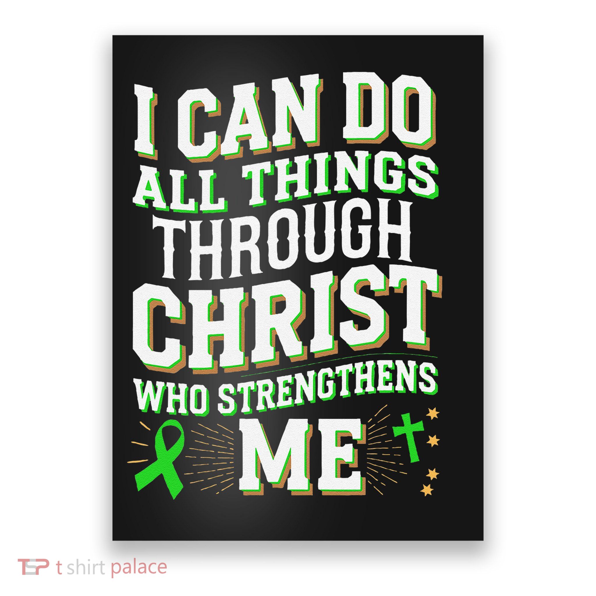 All Things Through Christ Spinal Cord Injury Awareness Poster