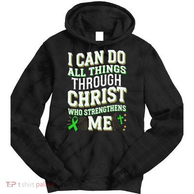 All Things Through Christ Spinal Cord Injury Awareness Tie Dye Hoodie