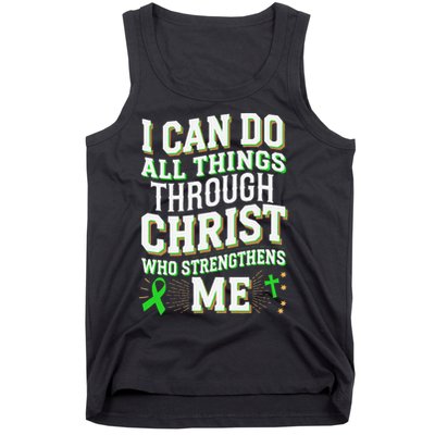 All Things Through Christ Spinal Cord Injury Awareness Tank Top