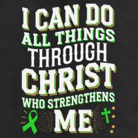 All Things Through Christ Spinal Cord Injury Awareness Golf Towel