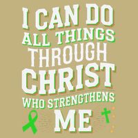 All Things Through Christ Spinal Cord Injury Awareness Hoodie