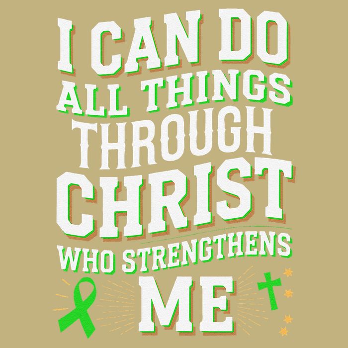 All Things Through Christ Spinal Cord Injury Awareness Hoodie
