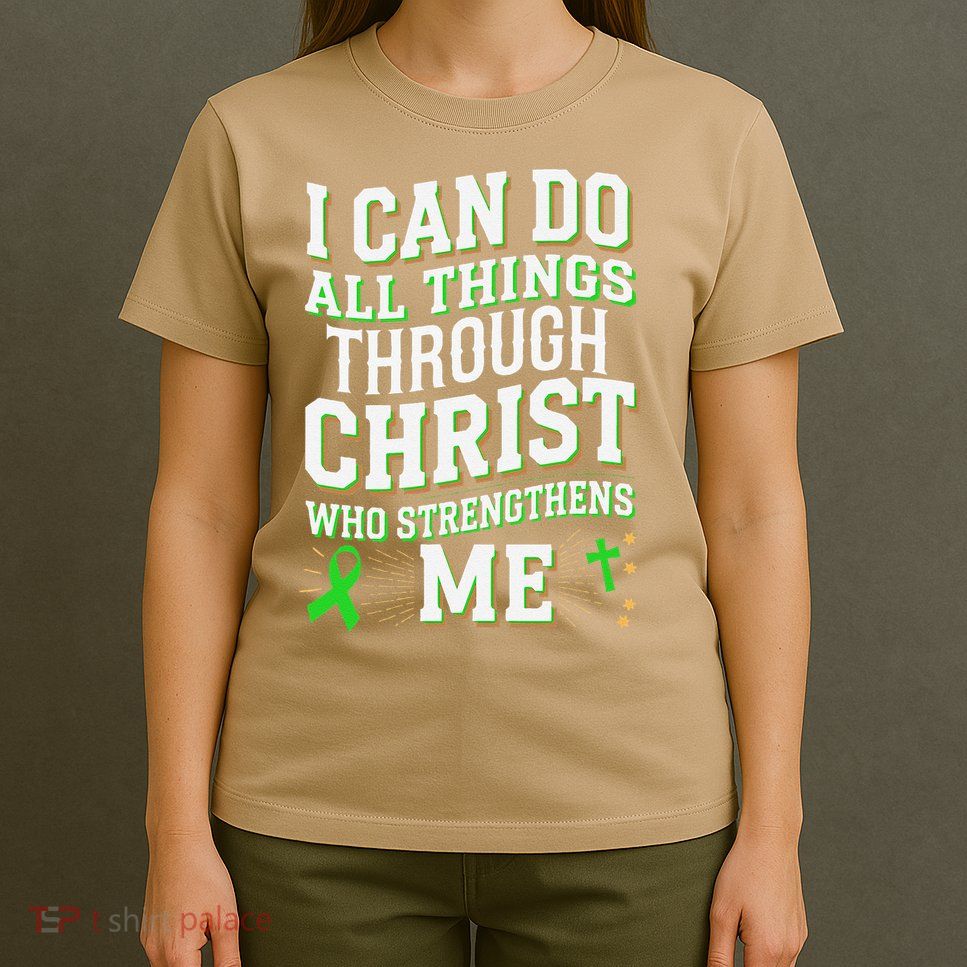 All Things Through Christ Spinal Cord Injury Awareness T-Shirt