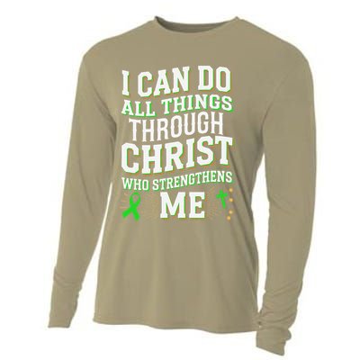 All Things Through Christ Spinal Cord Injury Awareness Cooling Performance Long Sleeve Crew