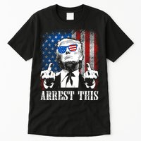 Arrest This Trump 2024 Us American Flag Tall T-Shirt