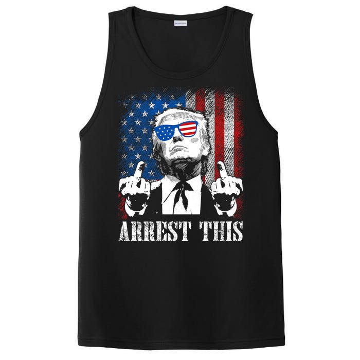 Arrest This Trump 2024 Us American Flag PosiCharge Competitor Tank