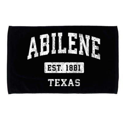 Abilene Texas Tx Vintage Sports Established Design Microfiber Hand Towel