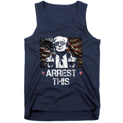 Arrest This Trump Middle Fingers Pro Trump 2024 Tank Top