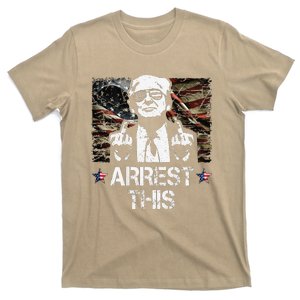 Arrest This Trump Middle Fingers Pro Trump 2024 T-Shirt