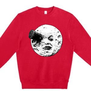 A Trip To The Moon (Le Voyage Dans La Lune) Face Only Premium Crewneck Sweatshirt