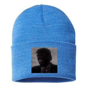 Ahh Tees Trump Ken Carson Grills Sustainable Knit Beanie