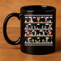 Attack of Christmas Gamer Ugly Christmas Sweater 11oz C Handle Ceramic Mug