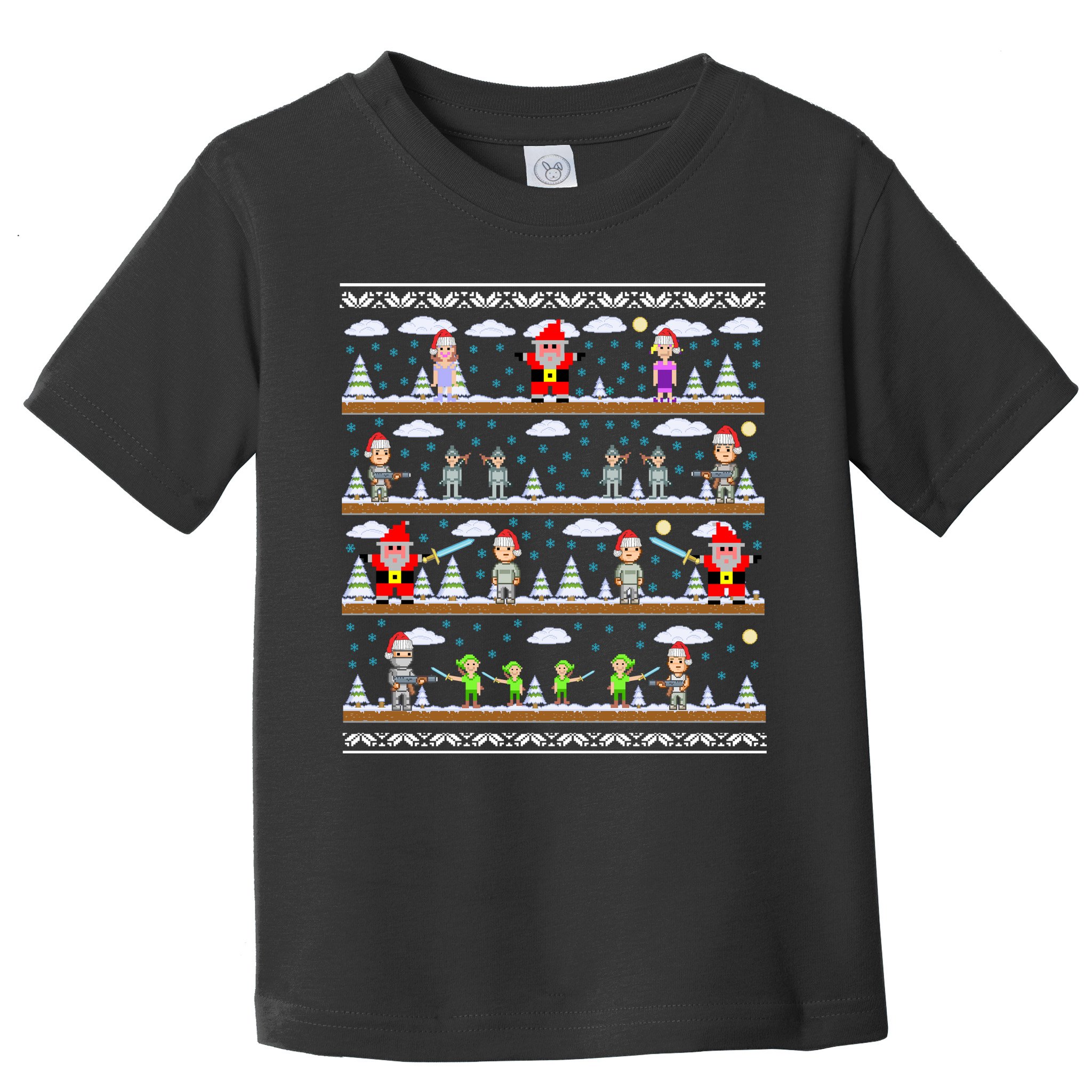 Attack of Christmas Gamer Ugly Christmas Sweater Toddler T-Shirt