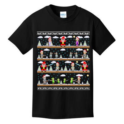 Attack of Christmas Gamer Ugly Christmas Sweater Kids T-Shirt