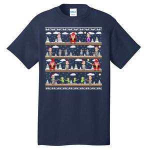 Attack of Christmas Gamer Ugly Christmas Sweater Tall T-Shirt