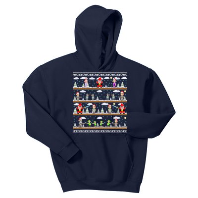 Attack of Christmas Gamer Ugly Christmas Sweater Kids Hoodie