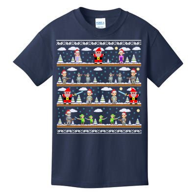 Attack of Christmas Gamer Ugly Christmas Sweater Kids T-Shirt