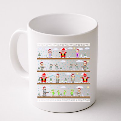 Attack of Christmas Gamer Ugly Christmas Sweater Coffee Mug