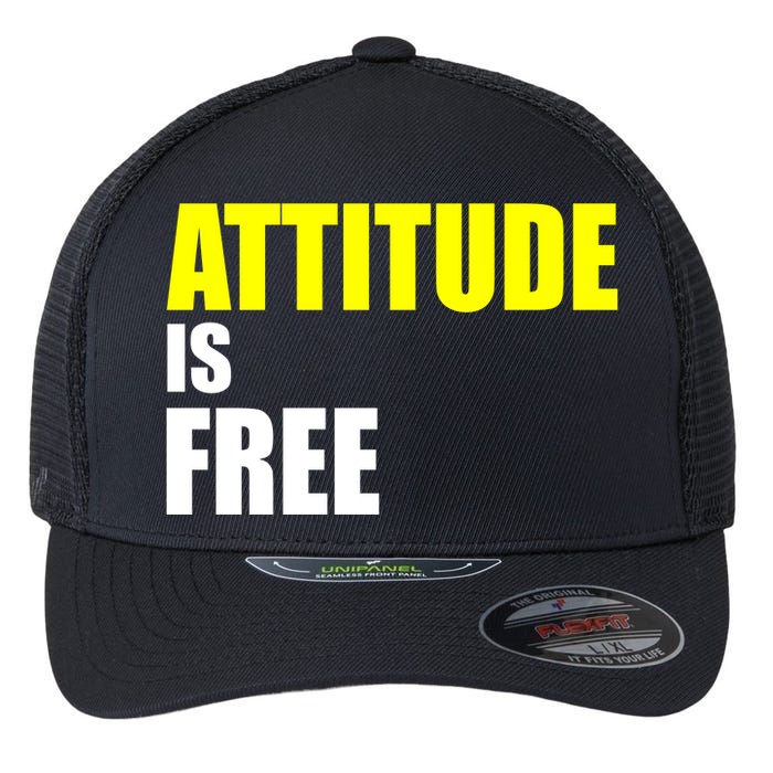 Attitude Is Free Flexfit Unipanel Trucker Cap