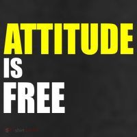Attitude Is Free 11oz C Handle Ceramic Mug