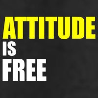 Attitude Is Free Golf Towel