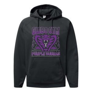 A True Underdog Story Globo Gym Purple Cobras Performance Fleece Hoodie