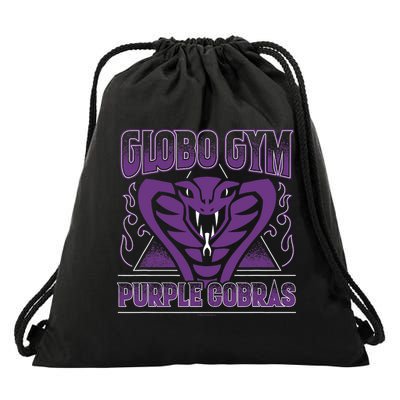 A True Underdog Story Globo Gym Purple Cobras Drawstring Bag