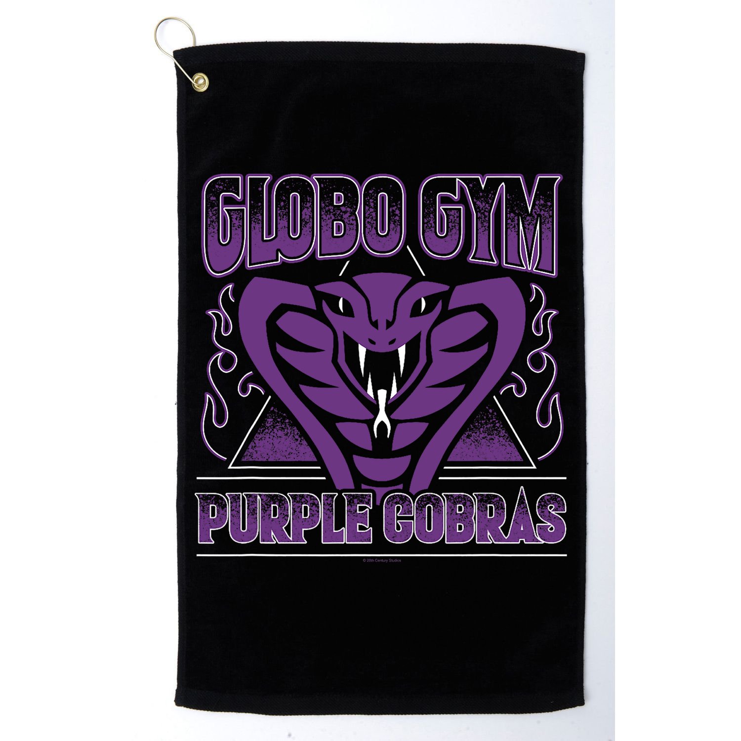 A True Underdog Story Globo Gym Purple Cobras Golf Towel