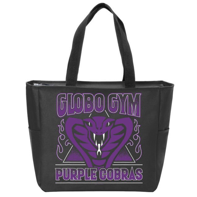 A True Underdog Story Globo Gym Purple Cobras Zip Tote Bag