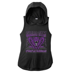 A True Underdog Story Globo Gym Purple Cobras Gift Ladies PosiCharge Tri-Blend Wicking Draft Hoodie Tank