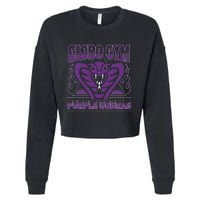 A True Underdog Story Globo Gym Purple Cobras Gift Cropped Pullover Crew