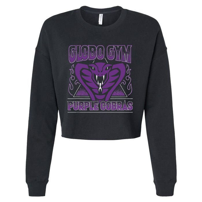 A True Underdog Story Globo Gym Purple Cobras Gift Cropped Pullover Crew