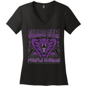 A True Underdog Story Globo Gym Purple Cobras Gift Women's V-Neck T-Shirt