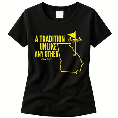 A Tradition Unlike Any Other Augusta Georgia Golfing Womens T-Shirt