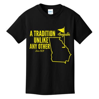 A Tradition Unlike Any Other Augusta Georgia Golfing Kids T-Shirt