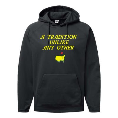 A Tradition Unlike The Masters Masters Tournament Performance Fleece Hoodie