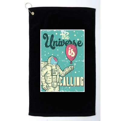 Astronaut The Universe Is A Calling Platinum Collection Golf Towel