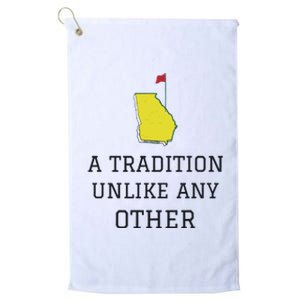 A Tradition Unlike Any Other Platinum Collection Golf Towel