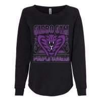 A True Underdog Story Globo Gym Purple Cobras Womens California Wash Sweatshirt