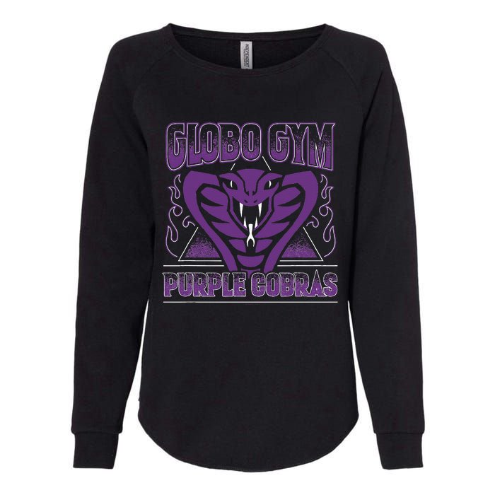 A True Underdog Story Globo Gym Purple Cobras Womens California Wash Sweatshirt