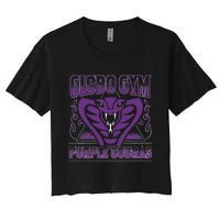 A True Underdog Story Globo Gym Purple Cobras Women's Crop Top Tee