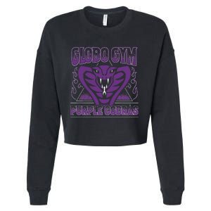 A True Underdog Story Globo Gym Purple Cobras Cropped Pullover Crew